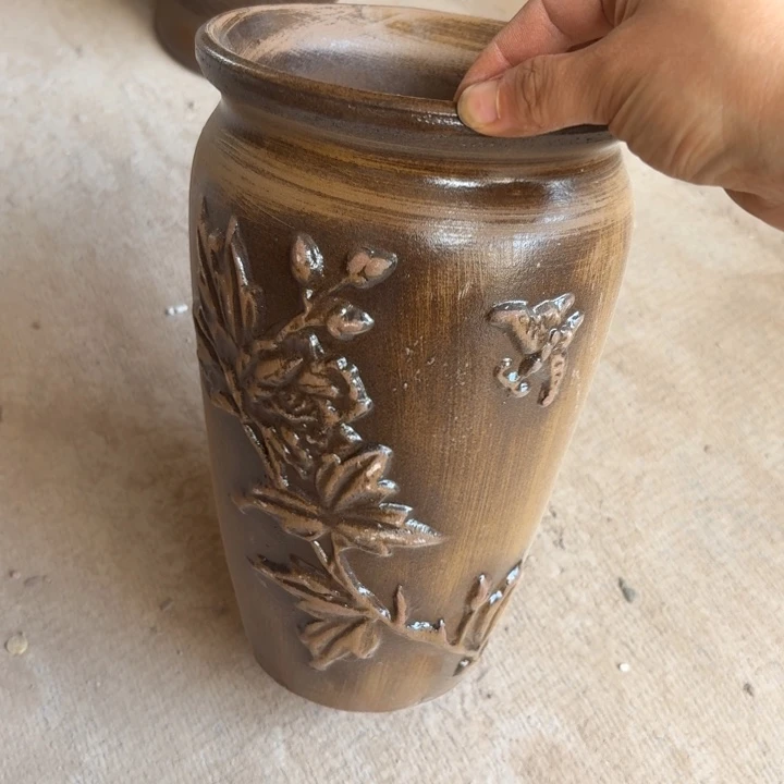 紫砂花盆口径16/26有孔