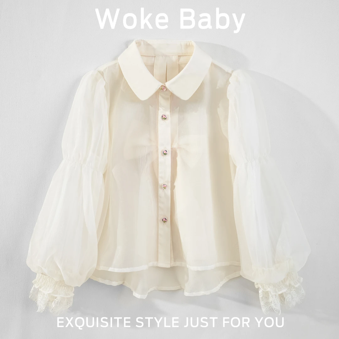 【现货】女童2025夏季新款复古汉服上衣儿童古风防晒衣M5409