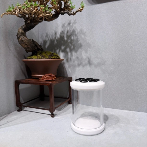 小黄精制60瓷白七星蝈蝈罐