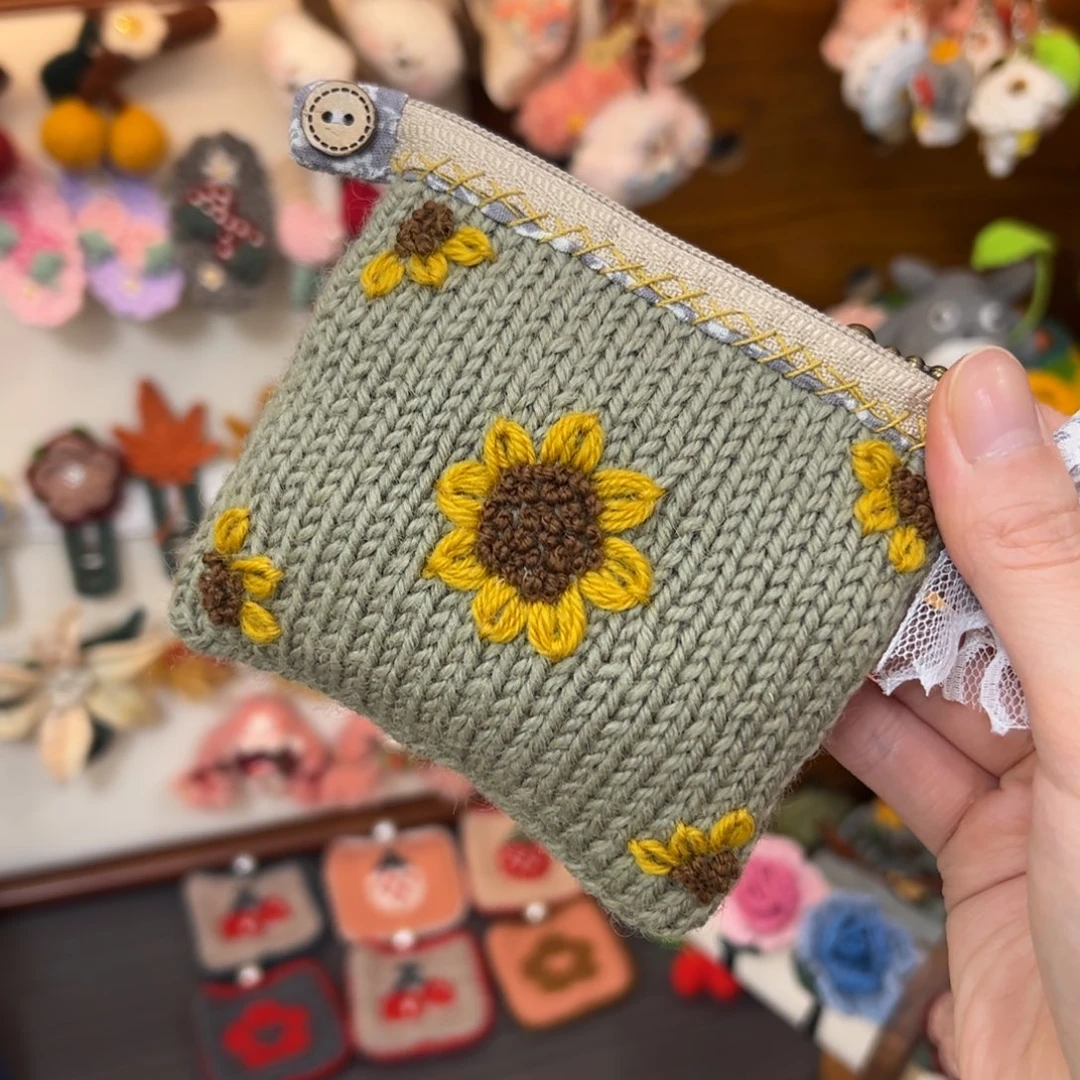 毛绒钩织刺绣手工包包玩偶居家用品