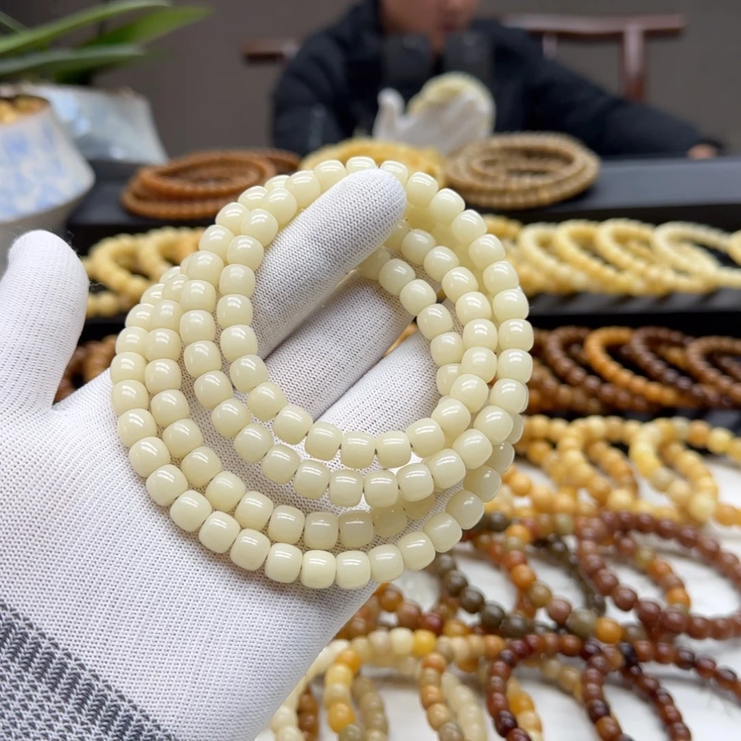 菩提根/象牙果手串8*9鬼工5年