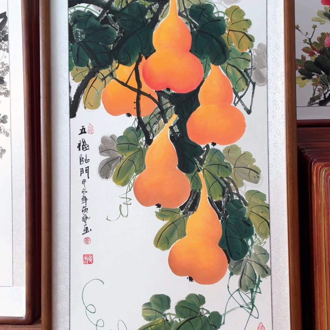 国画带框尺寸63*123厘米