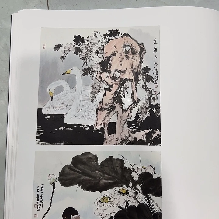 学***天国画陈薪名老师花鸟画运气