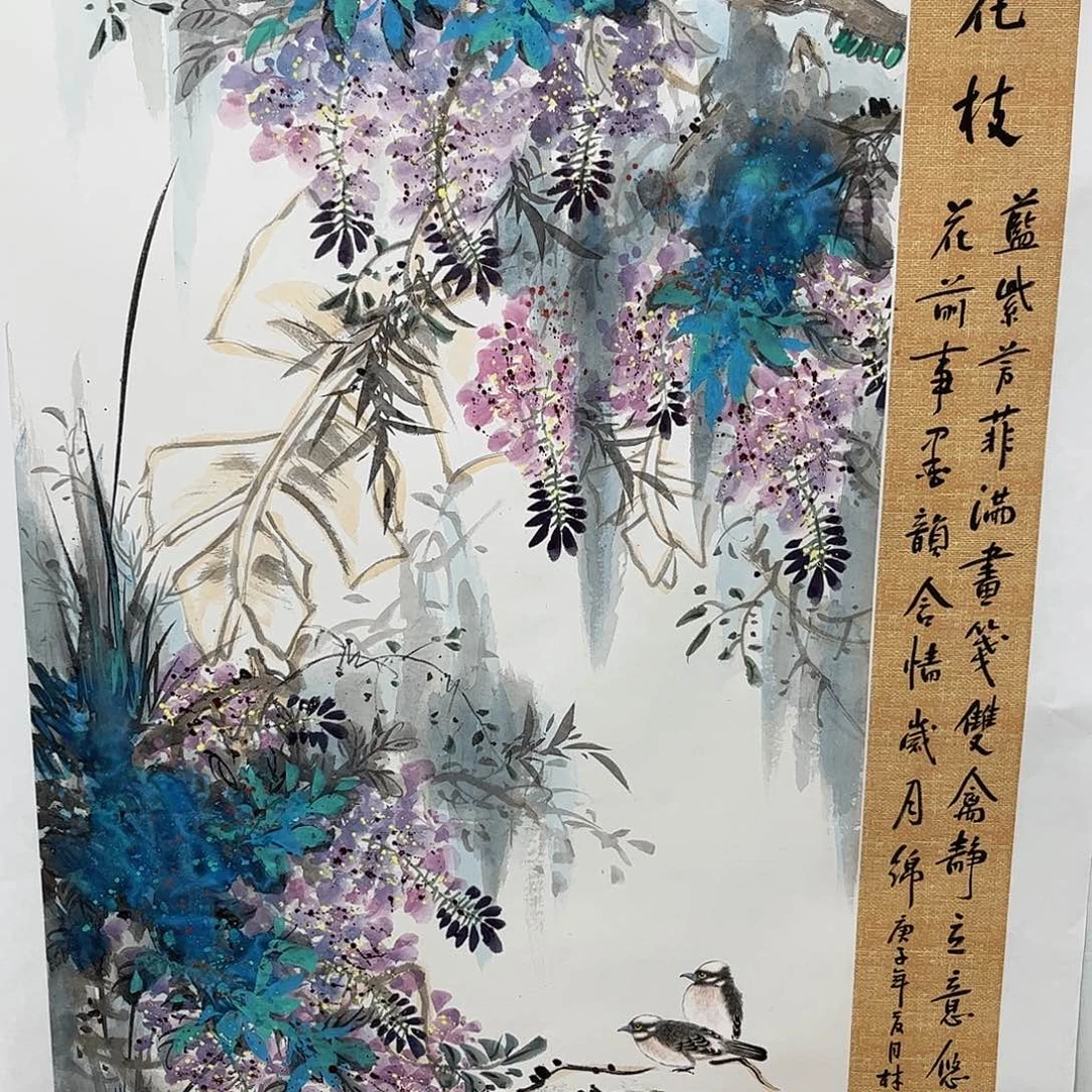 国画纯手绘宣纸国画作品