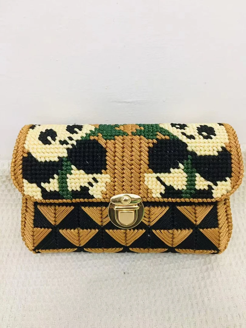 阿美手工编织包材料包有教程不含里布