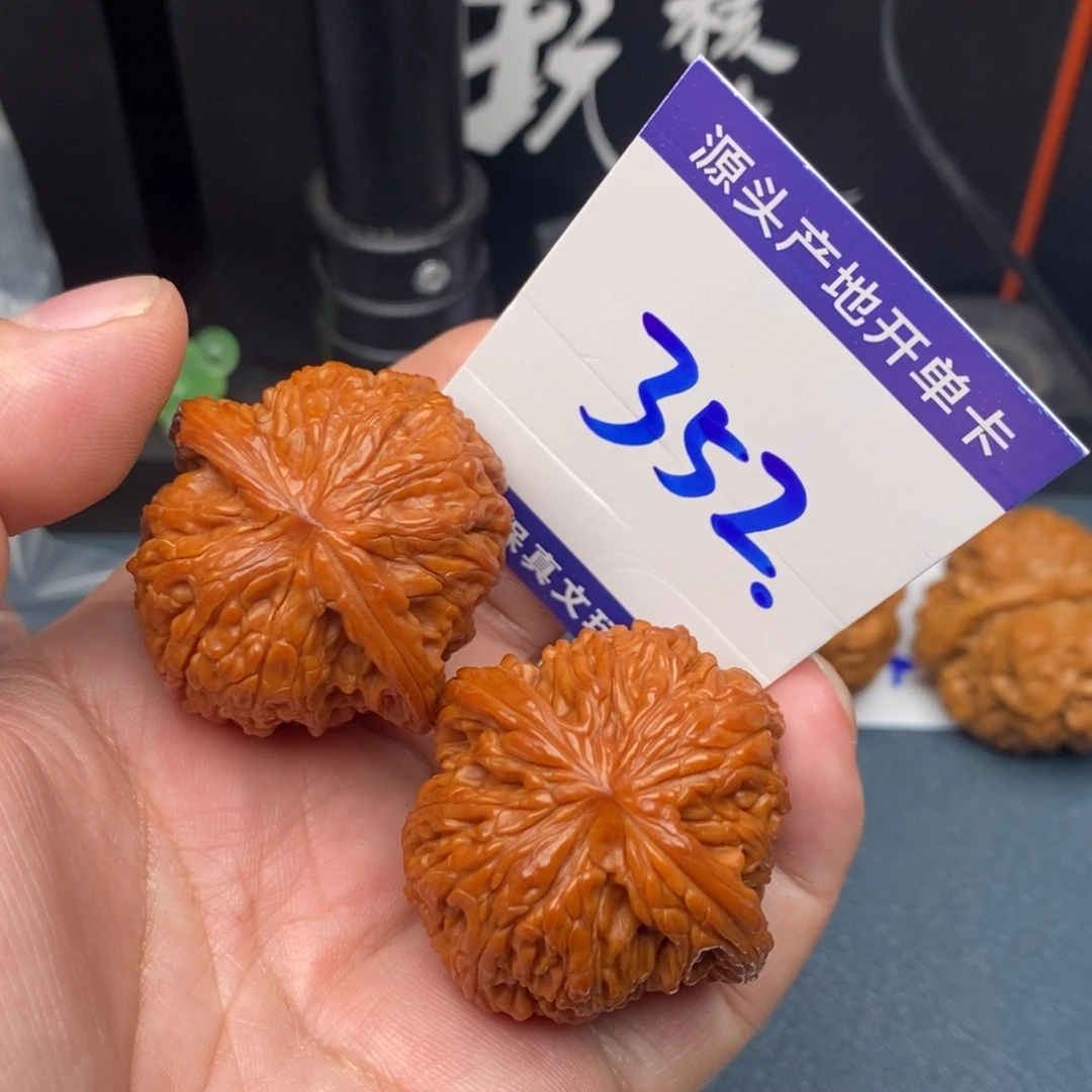 把件文玩核桃磨盘狮子头4