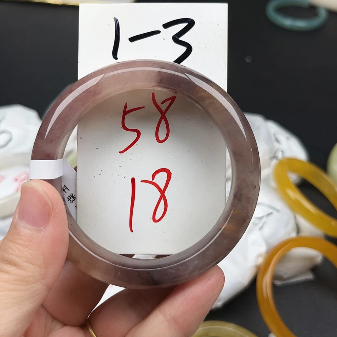 石英岩玉未镶嵌手镯1.3