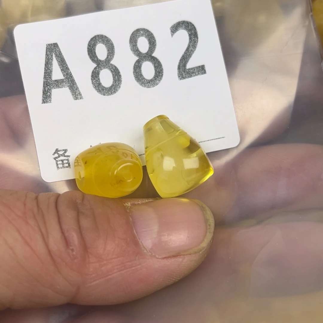 何***呀琥珀未镶嵌珠宝奇石微瑕14