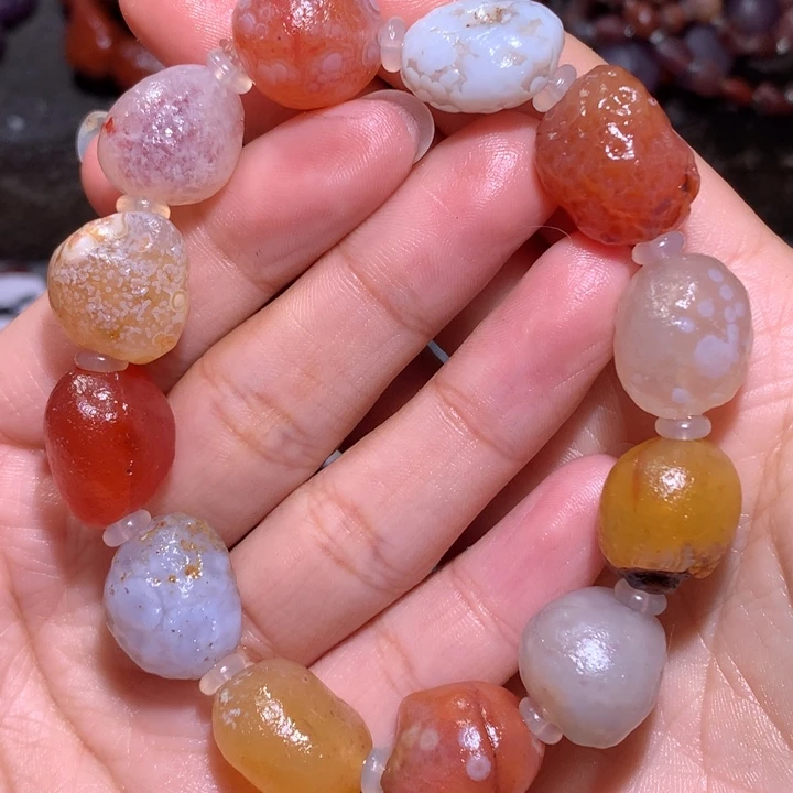 未镶嵌玛瑙/玉髓珠宝半成品