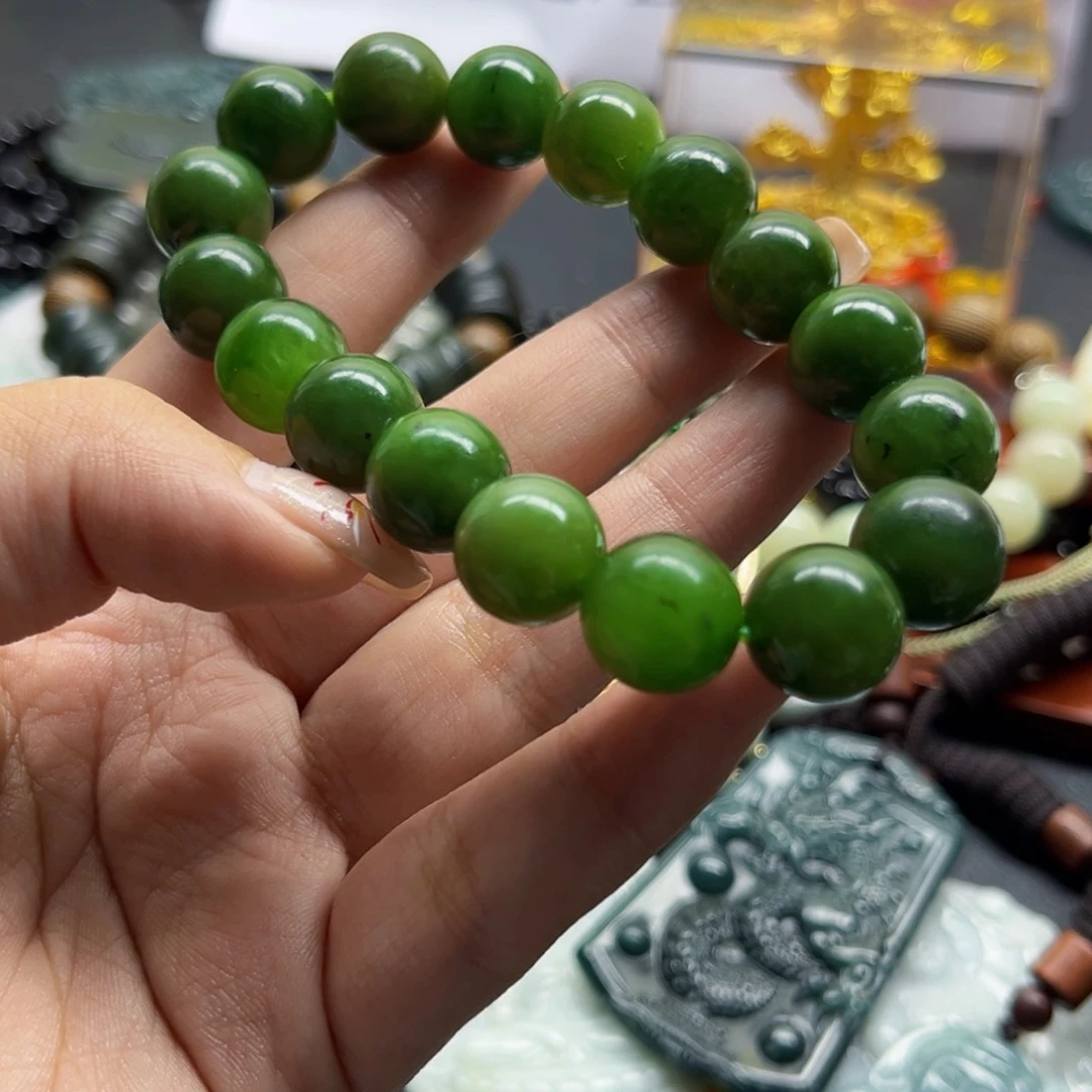 和田玉（糖玉）手链未镶嵌和田玉