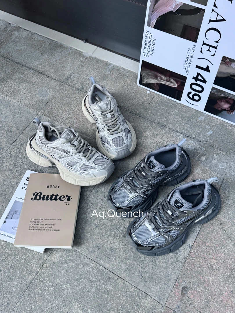 「球宝家」25s早春款银月女孩~厚底6cm老爹鞋｜ins博主百搭休闲女鞋