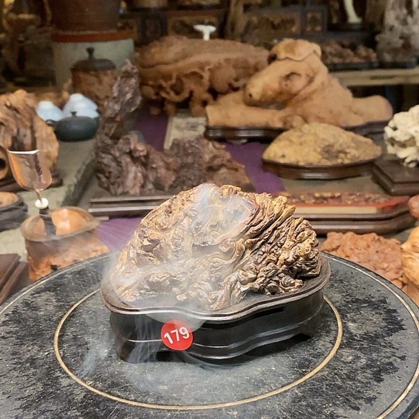 【闪购商品】179号风化胡杨木香炉
