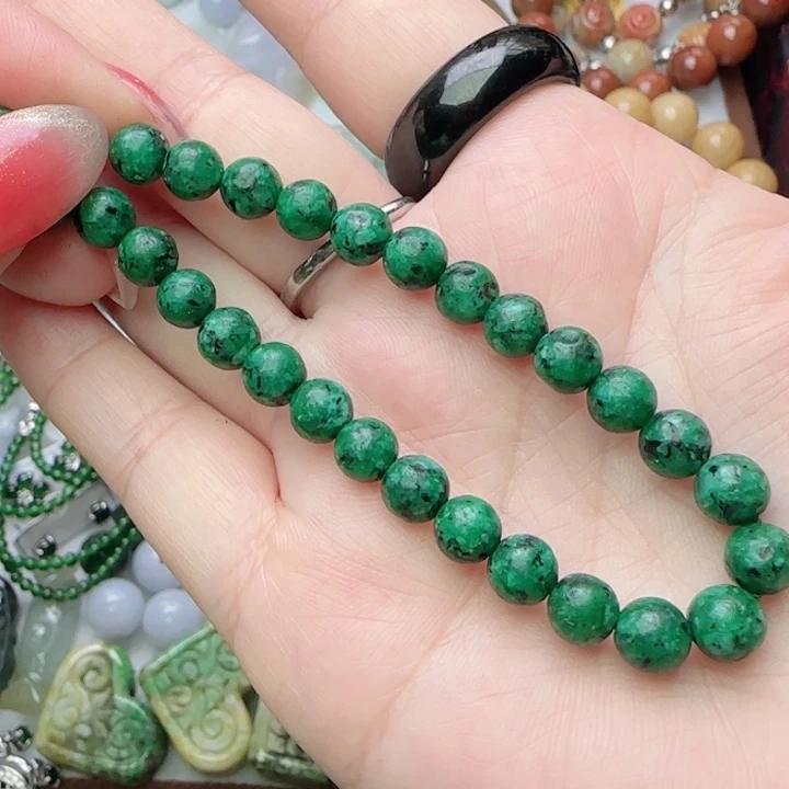 翡翠未镶嵌颈饰天然A货46