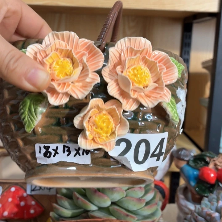 多肉花盆满15包邮