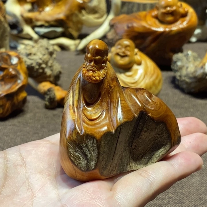 柏木（崖柏）玉化达摩