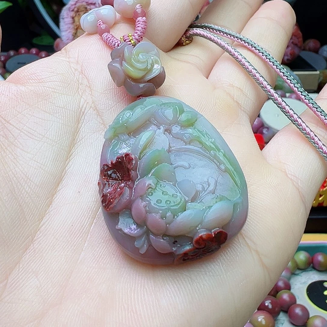 定制石英质玉盐源未镶嵌艳*