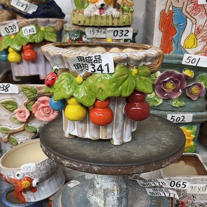 粗陶材质多肉花盆341