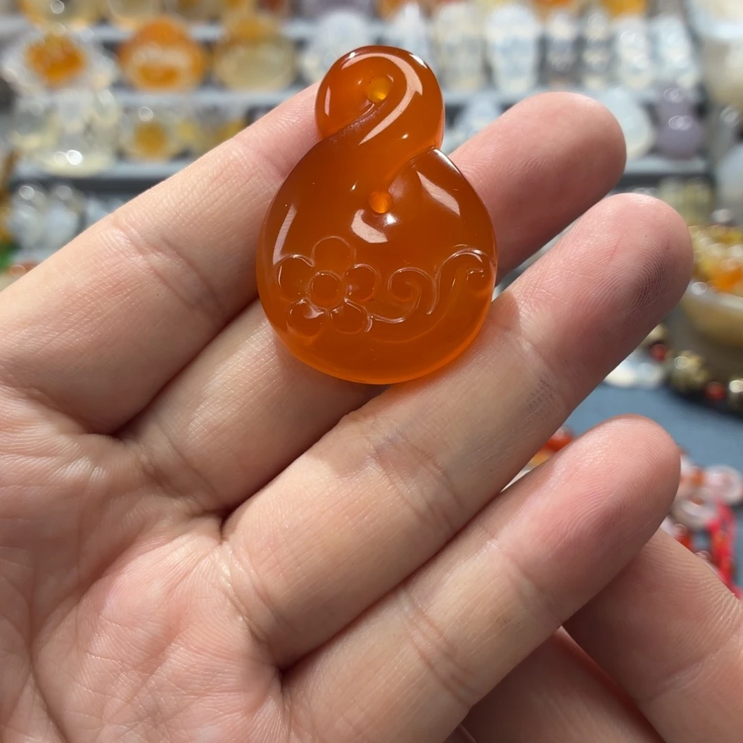 玛瑙/玉髓未镶嵌吊坠(不含链)
