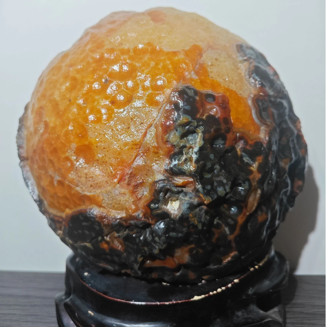 阿拉善戈壁石（值播專用2）摆设，纯天然石头，瑙瑙，原石，老皮戈壁石