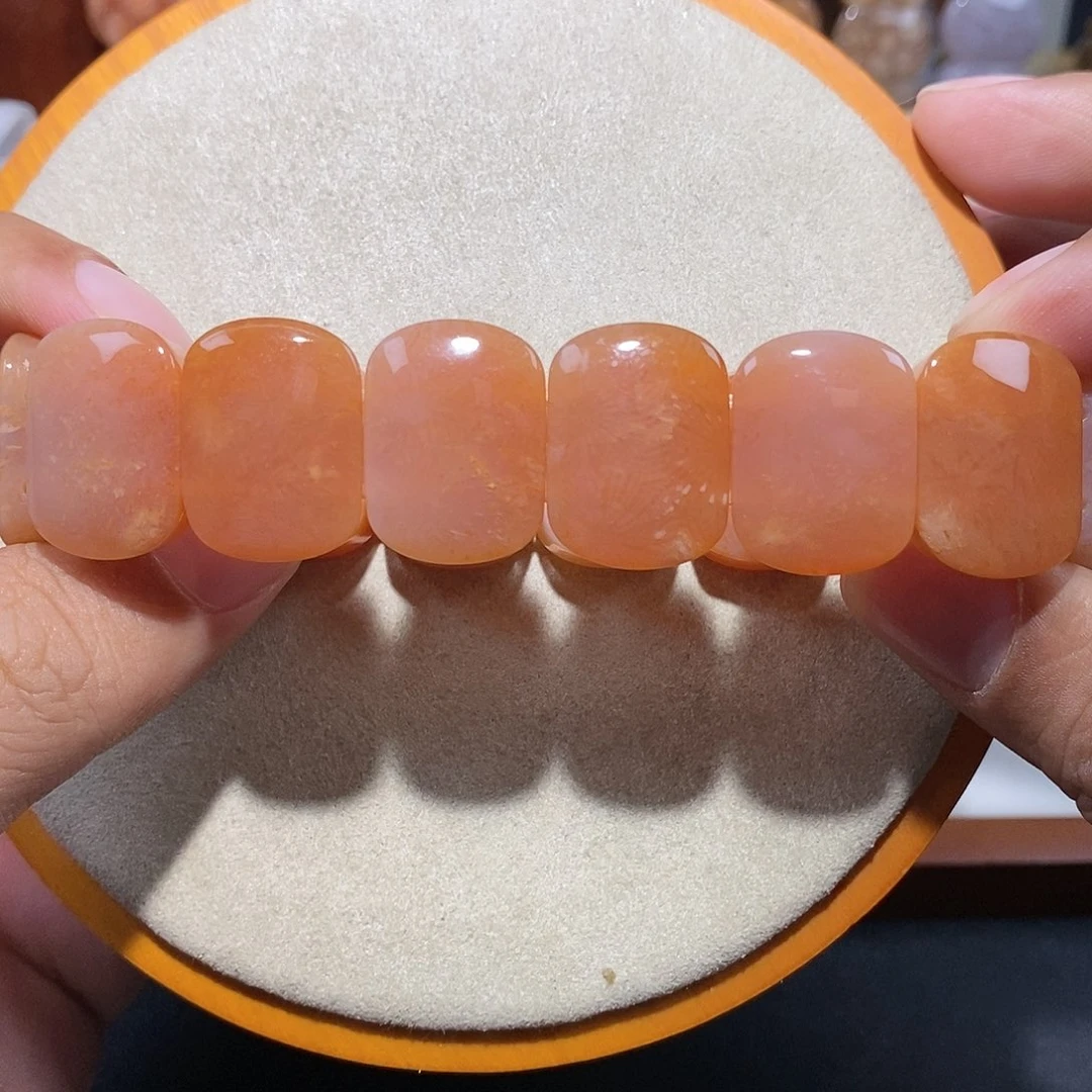 硅化珊瑚（珊瑚玉）手串未镶嵌浓郁风49