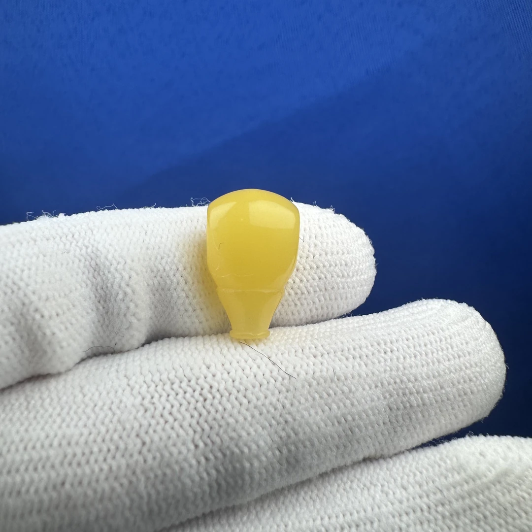 B4306天然蜜蜡制品 俄料瑕疵三通11mm 一物一图假一罚十