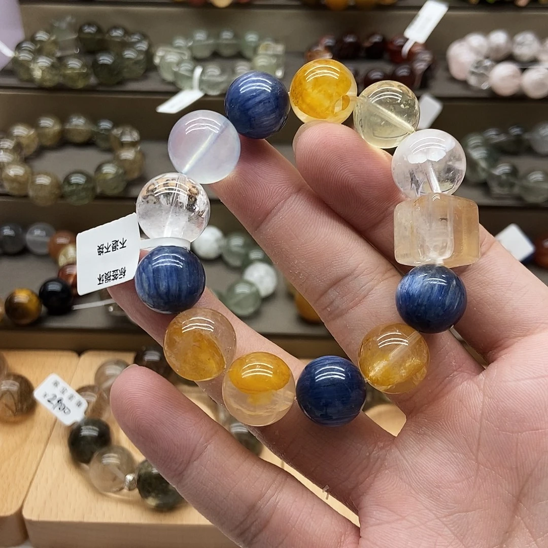 未镶嵌手链水晶简*手串