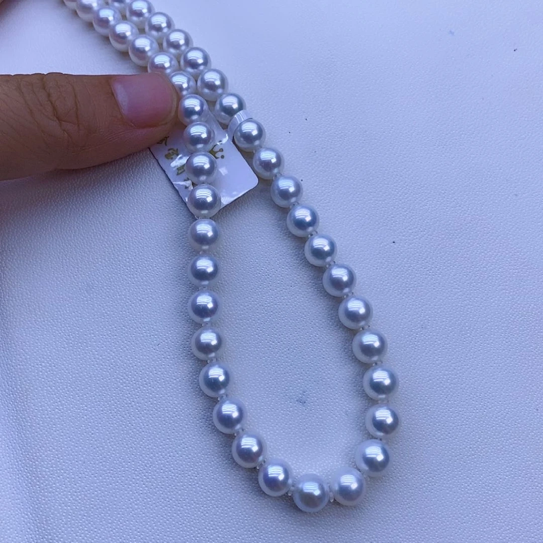 小***乖淡水珍珠银S925镶嵌颈饰