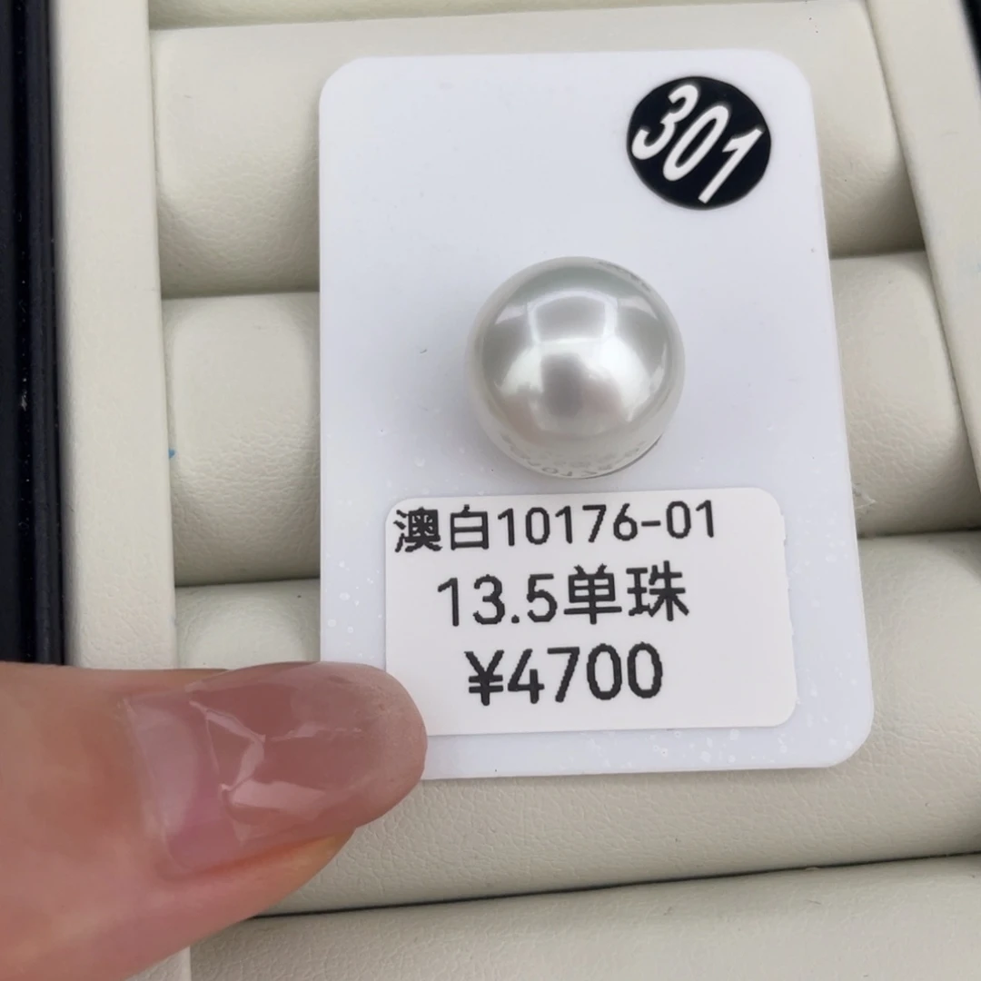 未镶嵌颈饰海水珍珠13.5海水澳白珍珠