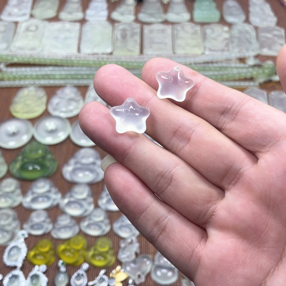 蛇纹石玉未镶嵌多样性随机发一