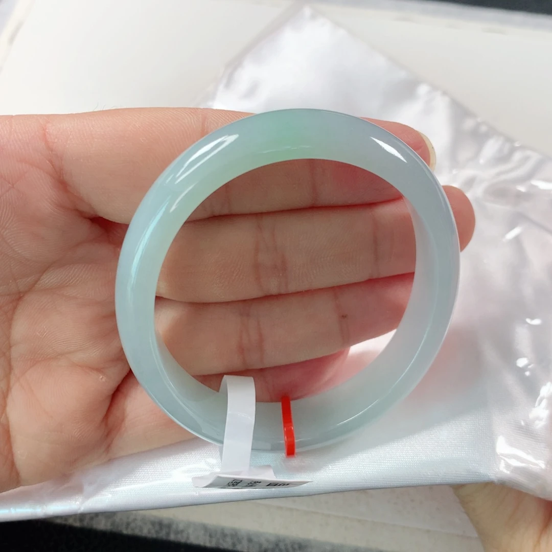 翡翠手镯（贵妃镯）未镶嵌 需包容表皮裂 ①②⑨