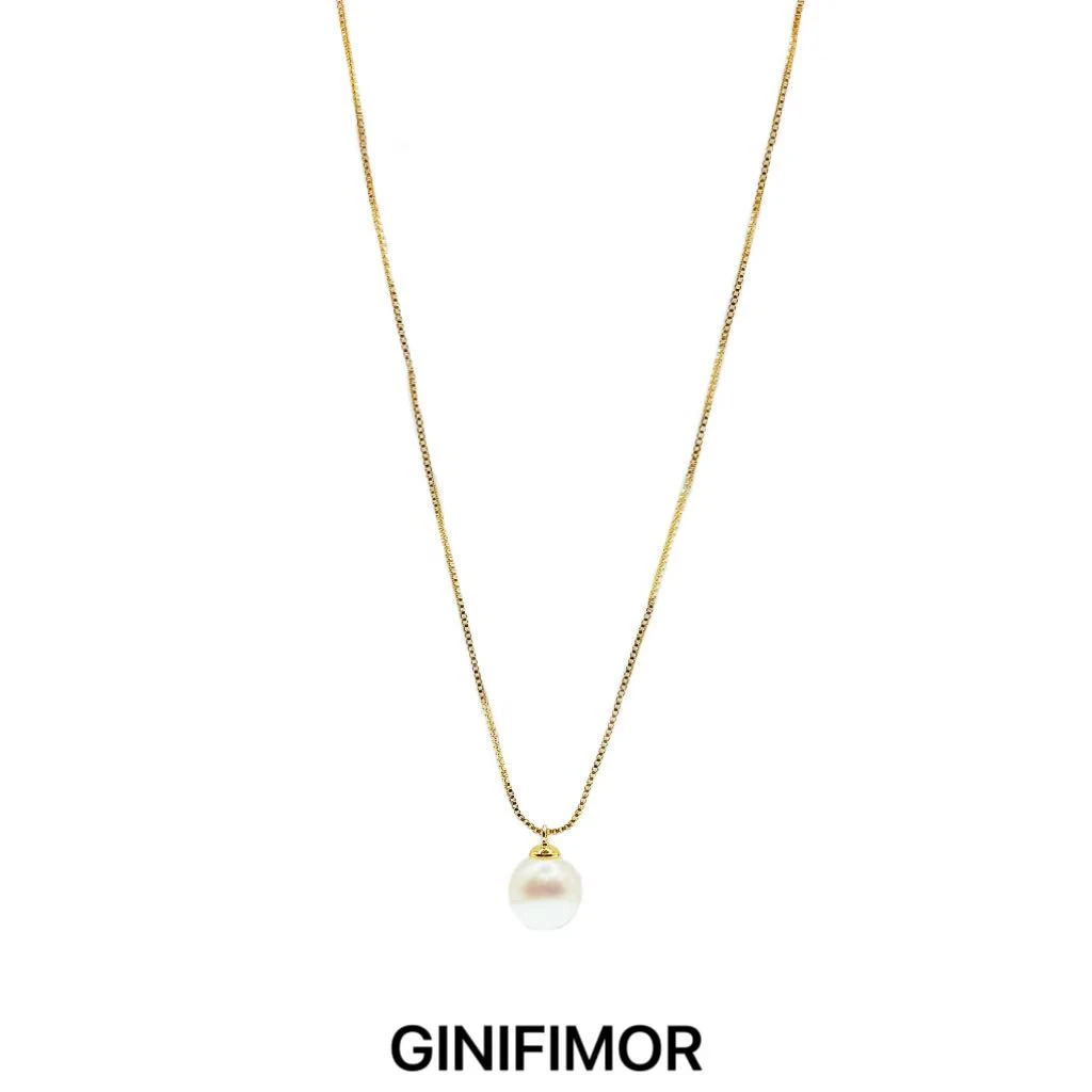 GINIFIMOR 铜合金项链 a651 轻奢气质仿珍珠项链女百搭锁骨链