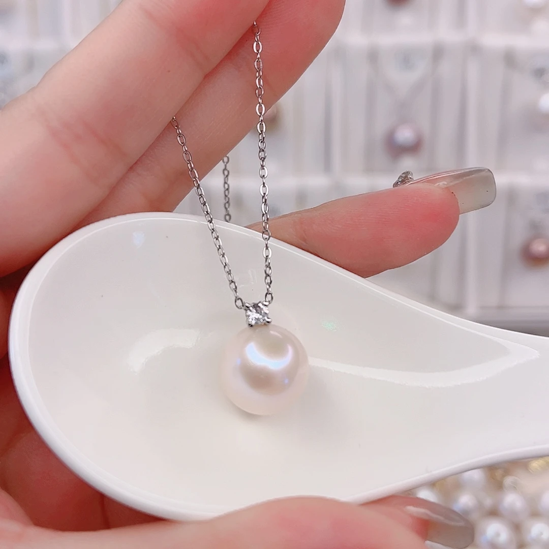 淡水珍珠未镶嵌吊坠(赠链)