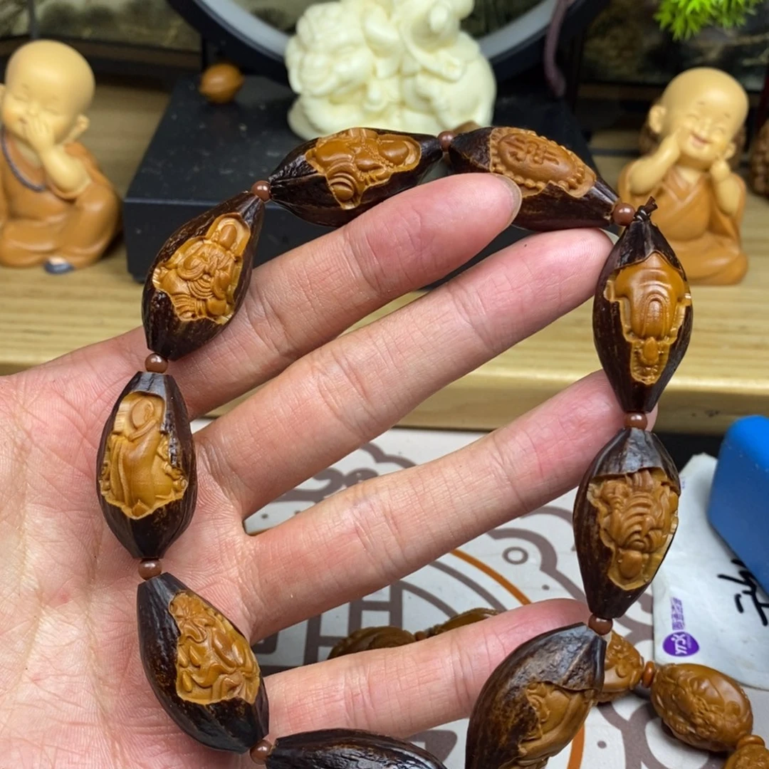 橄榄核手串/手链橄榄核雕工艺手串