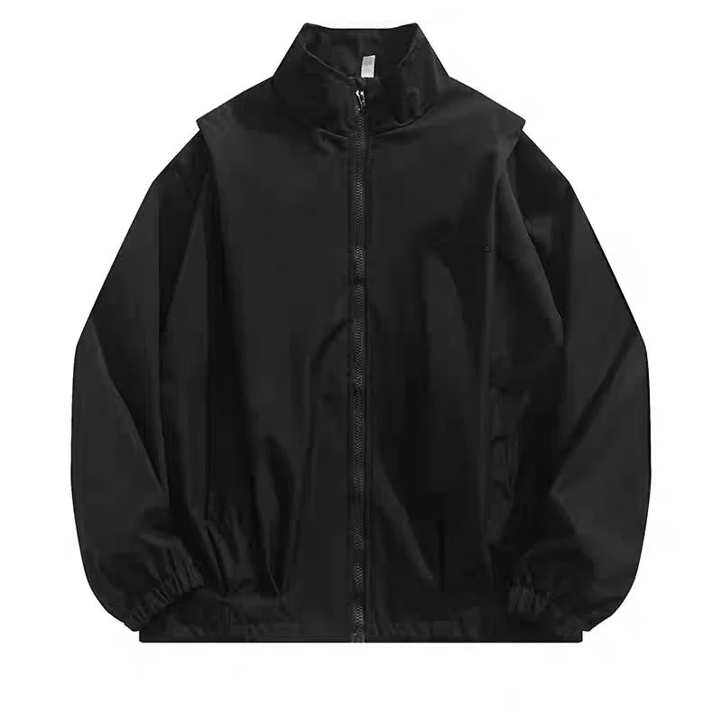 简欧风美式休闲风翻领立领夹克男士时尚男装情侣