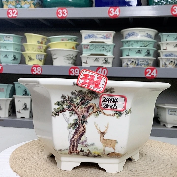 紫砂花瓶紫砂花盆