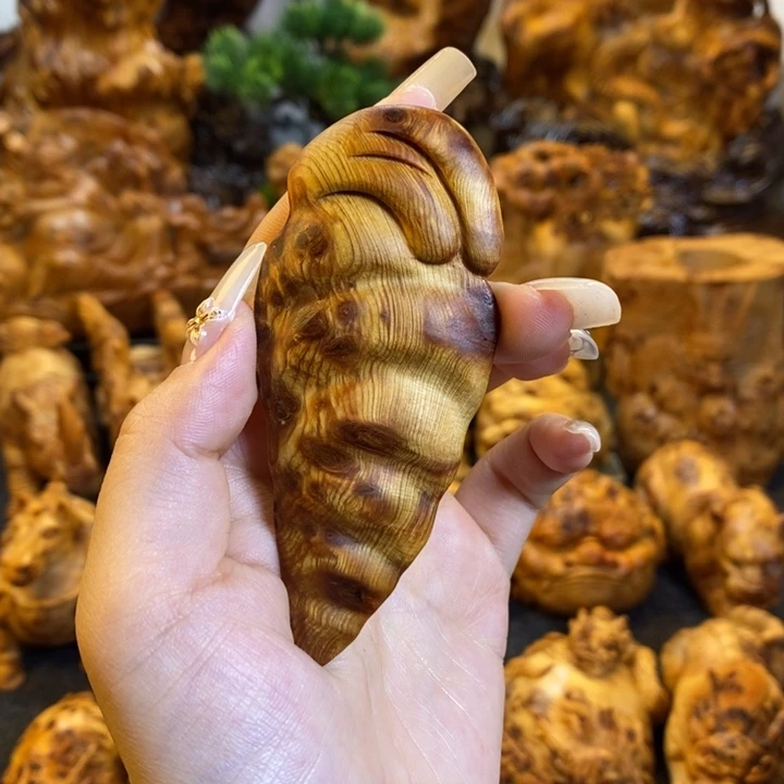 柏木扁豆手把件手把件