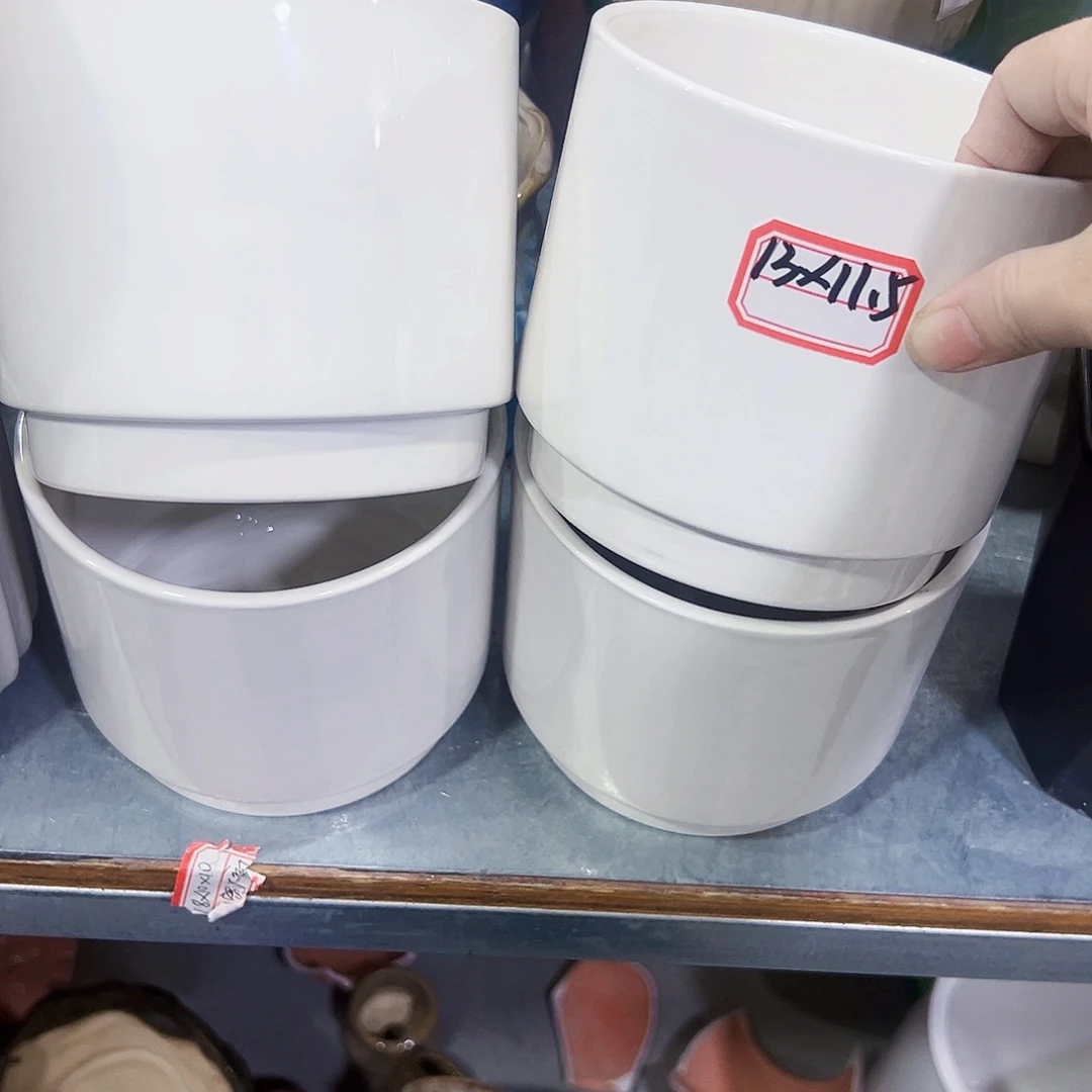 外贸尾单陶瓷花盆凑10米包邮