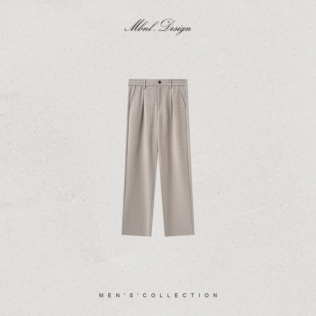 MBNL-F「Tencel.Twill」秦磊男装绵羊毛定织轻便休闲裤LL-WKZ2084