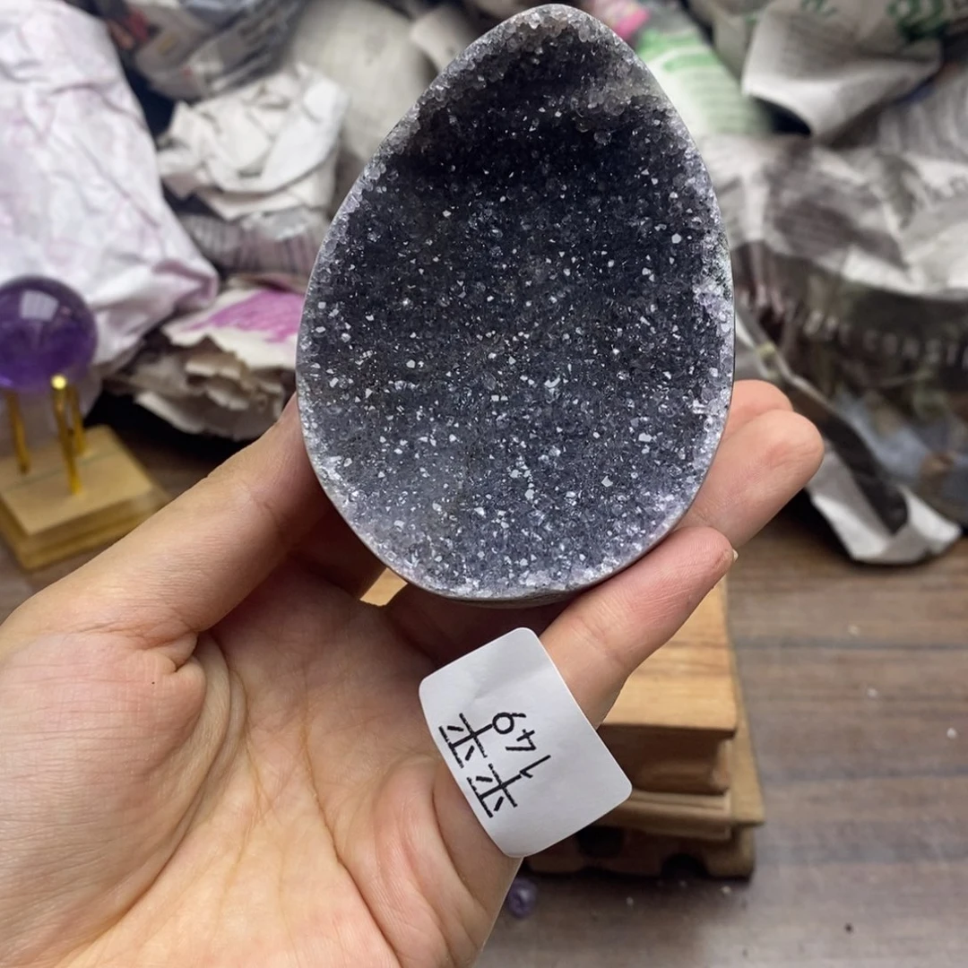 紫晶珠宝半成品未镶嵌