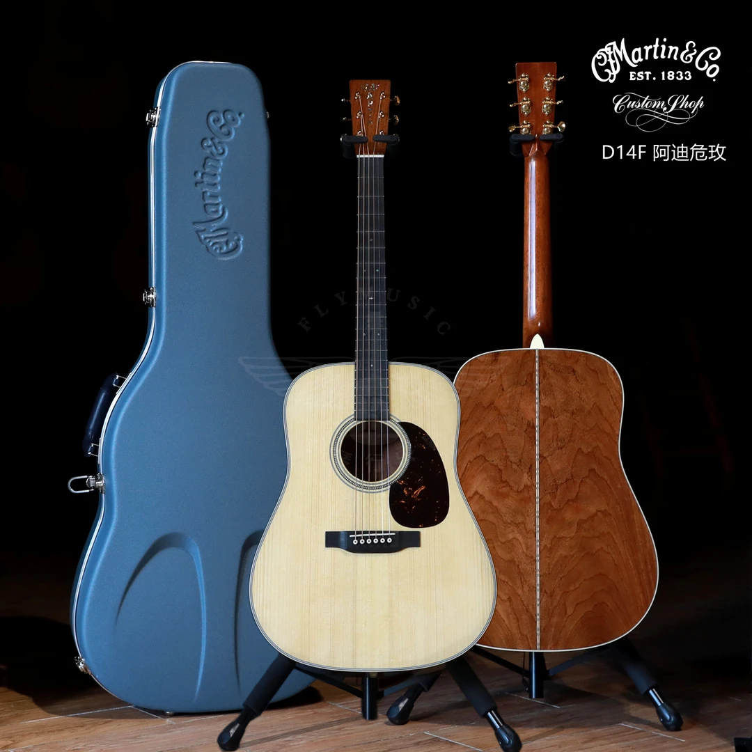 马丁Martin 00014F D14F 阿迪野玫危玫 全单民谣木吉他 千王 麻将