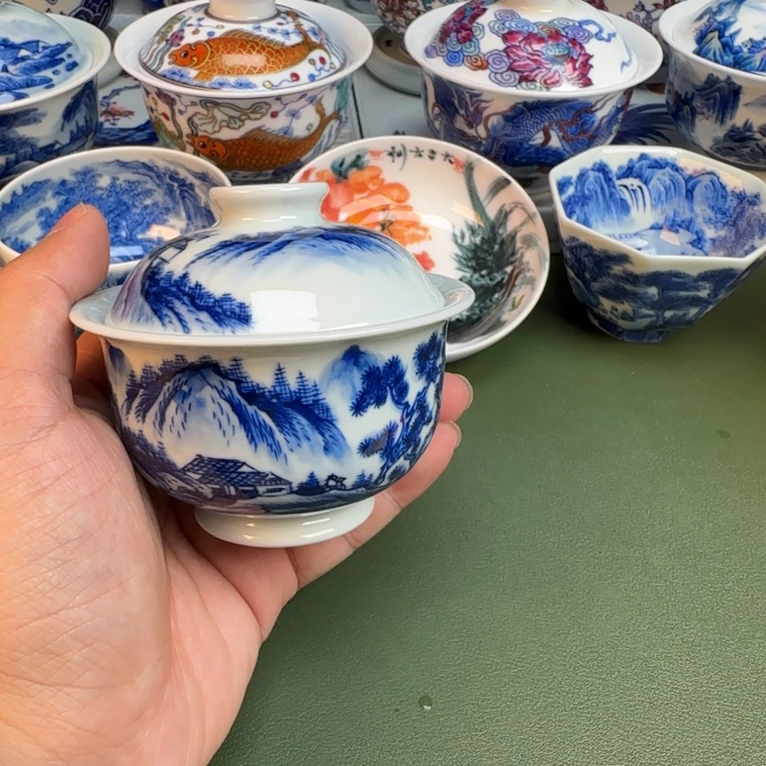 陶纯手工纯手绘茶具276