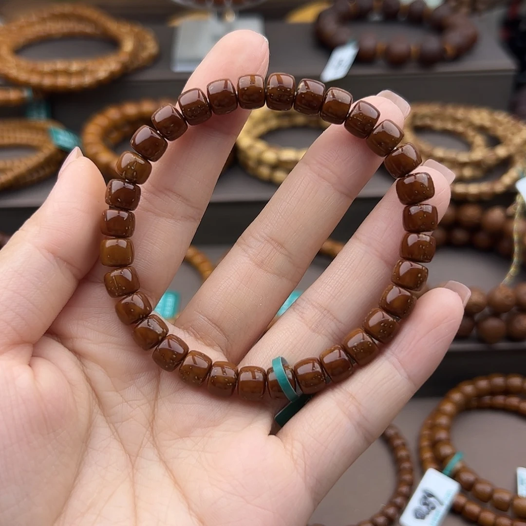 手串紫金鼠7.7肉实心紫金鼠