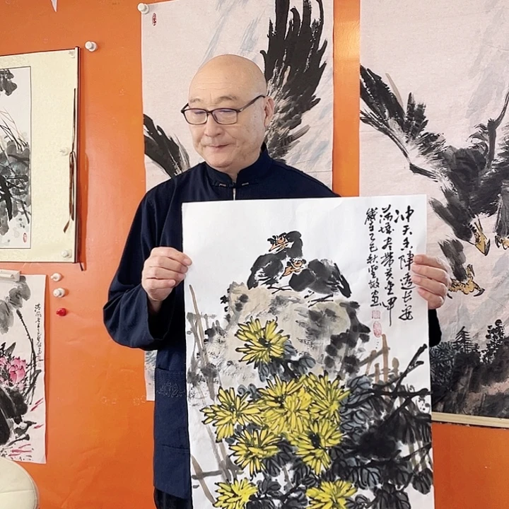 国画张圣敏先生纯手绘作品