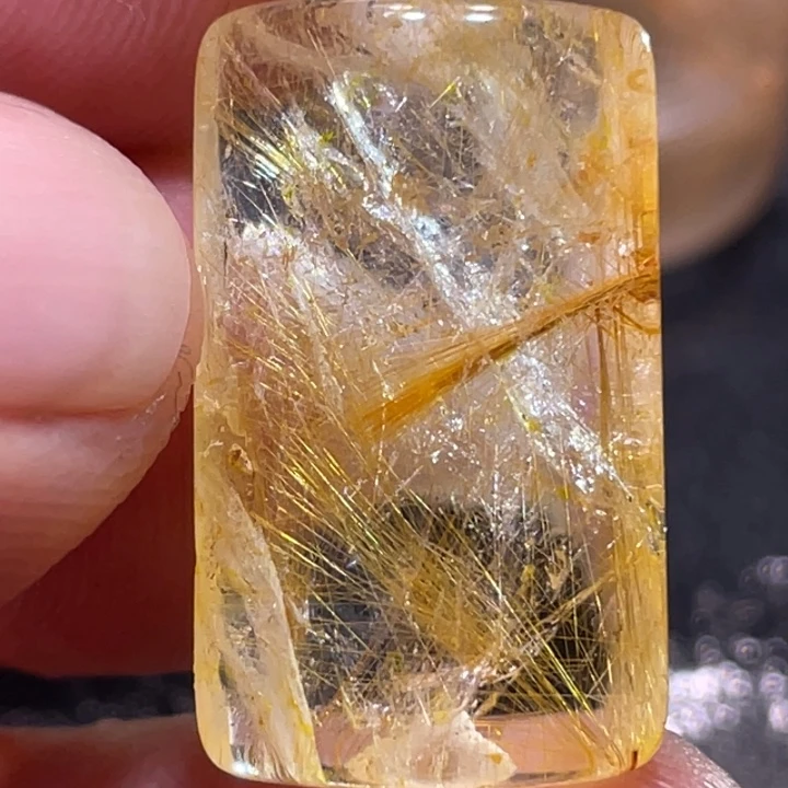 小***梨发晶颈饰未镶嵌钛晶