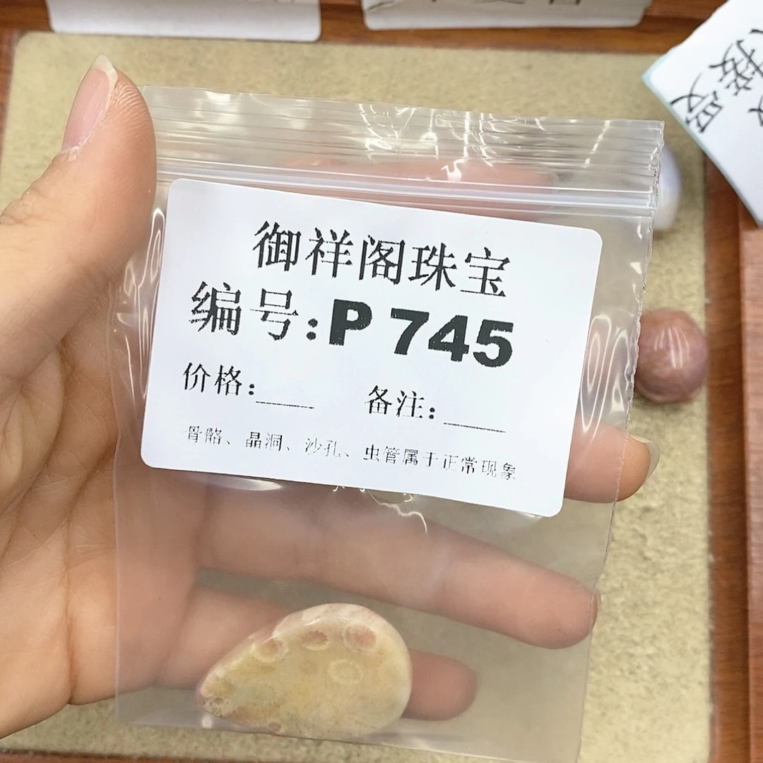 硅化珊瑚（珊瑚玉）P未镶嵌巴**拉