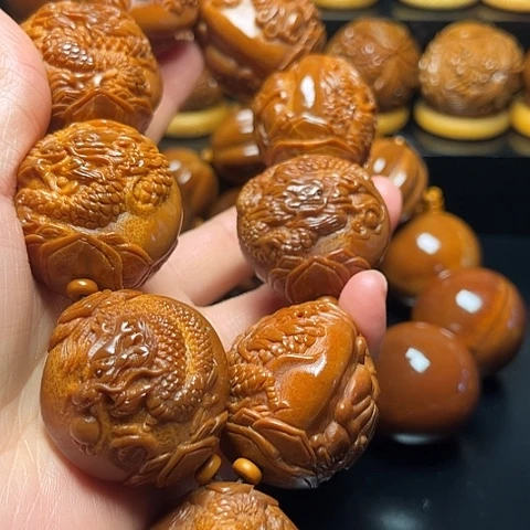 明***）橄榄核手串/手链龙财3.6