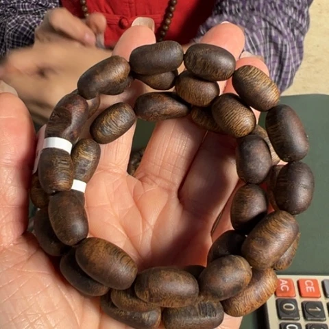 沉香手串白棋留疤7克卡0.9多样性发1串