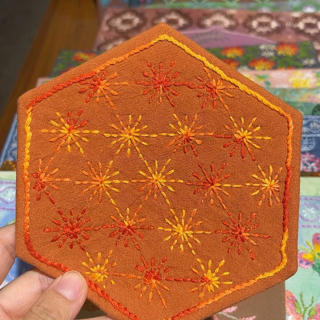 刺子绣杯垫美美价