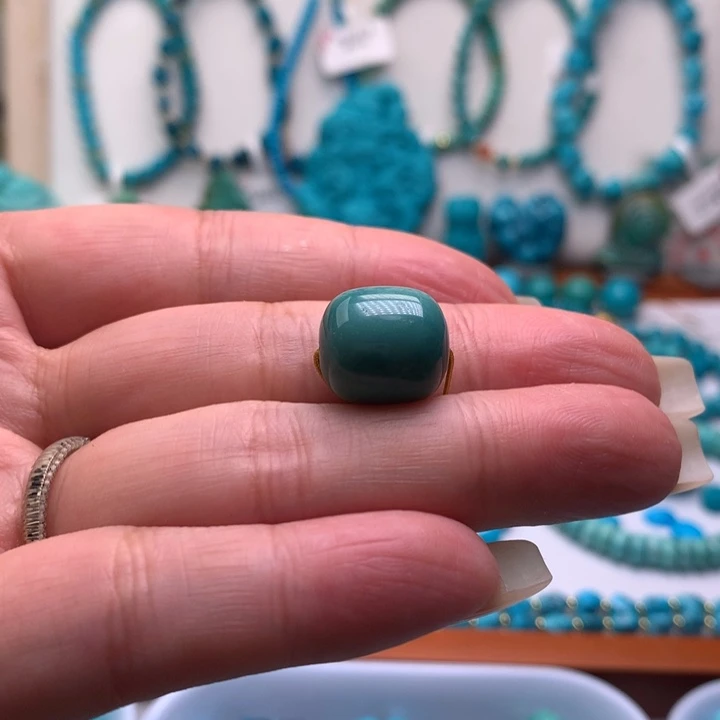 绿松石未镶嵌珠宝奇石12.5mm