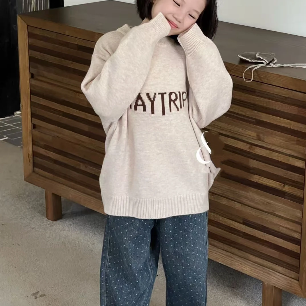 16121高端潮流时尚百搭休闲童装时尚毛衣A6-2-4